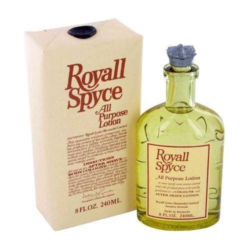 Royall Spyce for Men aftershave lotion cologne spray in 8 oz bottle, featuring classic men's fragrance packaging.