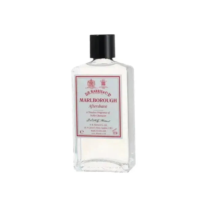 D. R. Harris & Co Marlborough Aftershave Lotion 500ml bottle with classic label and clear glass container.