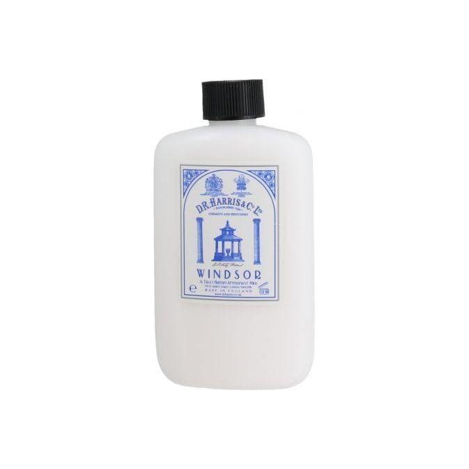 D. R. Harris Windsor Aftershave Milk in 100ml dispenser, smooth and soothing aftershave for refreshed skin.