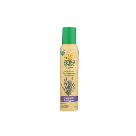 Lavender air freshener by Citrus Magic in a 3.0 oz bottle, designed to freshen and scent indoor spaces naturally.