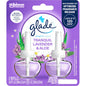 Glade PlugIns Tranquil Lavender & Aloe scented oil refill for air fresheners, showing the product packaging and refill container.