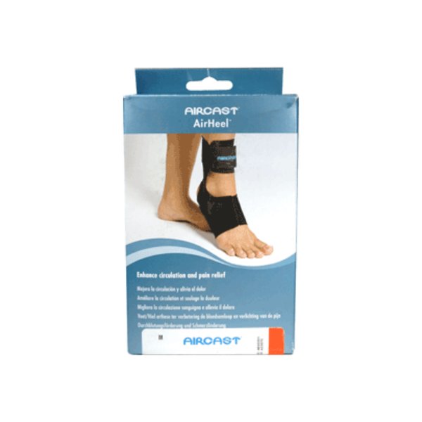 Aircast Airheel ankle brace in medium size, supportive ankle support for stability and compression, designed for ankle injury relief.