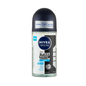 Nivea Black & White Invisible Fresh Anti-Perspirant 72H spray in 50ml bottle, designed for odor and sweat protection.