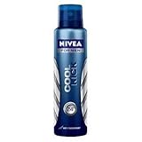 Nivea for Men COOL KICK Anti-Transpirant Deodorant Spray 150 ML in a blue spray bottle with Nivea branding