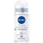 Nivea Pure & Sensitive 48h anti-perspirant roll-on in 50ml bottle, suitable for sensitive skin, with clear cap and label.