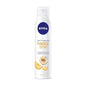 Nivea Happy Time Anti-Transpirant Spray 150ml bottle with blue cap and label, designed for odor and sweat control.