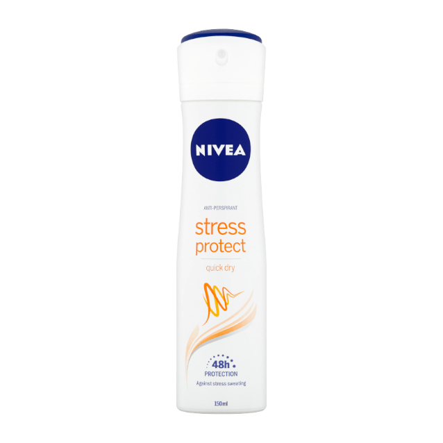Nivea Stress Protect Antiperspirant Spray in 150 ml bottle, fresh and protective deodorant for daily use