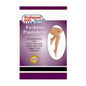 Loving Comfort sheer pantyhose with closed toe in beige, size Queen, 15-20 denier, by Pasteur Pharmacy.