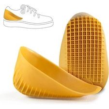 Tuli's Classic Heel Cups regular size for under 175 lbs, cushioned shoe inserts to provide heel support and comfort.