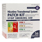 Habitrol nicotine transdermal patches for smoking cessation, shown in a step-by-step stop smoking aid kit by Pasteur Pharmacy