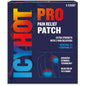 Icy Hot Pro Pain Relief Extra Strength patch from Pasteur Pharmacy, adhesive patch for targeted muscle pain relief.