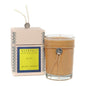 Votivo Azure Garden Aromatic Candle in 6.8oz glass jar, featuring a serene blue design and floral scent, by Pasteur Pharmacy.