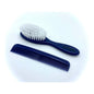 Blue Dural Baby Brush Set with 5 rows of plastic nylon bristles, designed for gentle baby hair and scalp care.