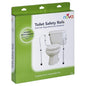 Gray Nova Baby Safety Rails for toilet safety, designed to provide secure support and stability for young children.