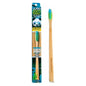 Woobamboo soft slim handle bamboo toothbrush by Pasteur Pharmacy, eco-friendly natural bamboo toothbrush for gentle cleaning.