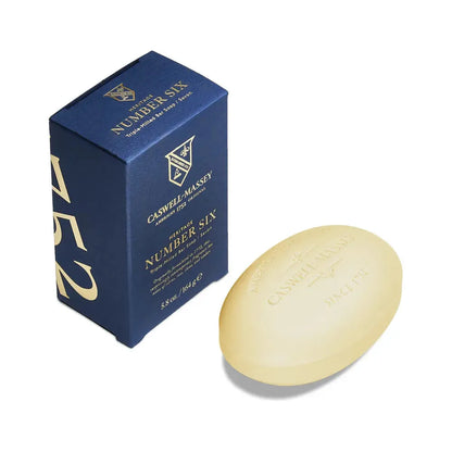 Caswell Massey Triple-Milled Bar Soap from Pasteur Pharmacy collection, 5.8 oz, showcasing a classic, elegant soap bar with branding.