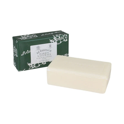 D. R. Harris & Co Lemon & Vetiver soap bar by Pasteur Pharmacy, 200g, with fresh lemon and vetiver scent
