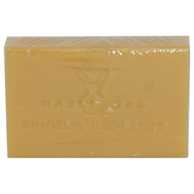 Haslinger Calendula Soap bar, 100g, natural skincare product with soothing calendula flowers, from Pasteur Pharmacy.
