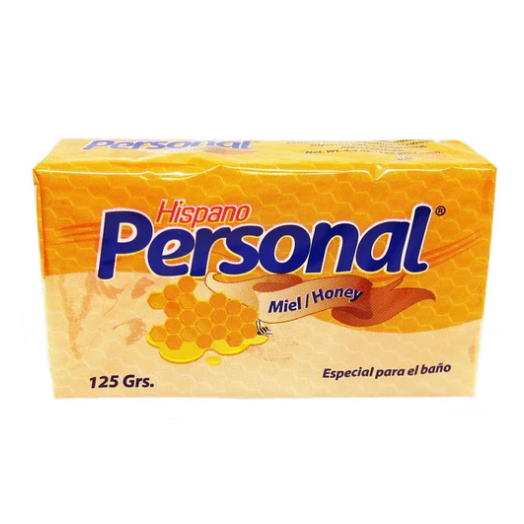 Two bars of Hispano Honey Soap by Pasteur Pharmacy, natural bar soap with honey scent and moisturizing properties.