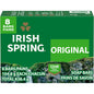 Irish Spring Original Clean deodorant bar soap for men, 3.75 oz, pack of 8, natural cleansing and fresh scent.