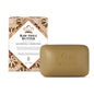 Bar soap by Nubian Heritage with Raw Shea Butter and Myrrh, 5 oz, natural moisturizing skincare product.