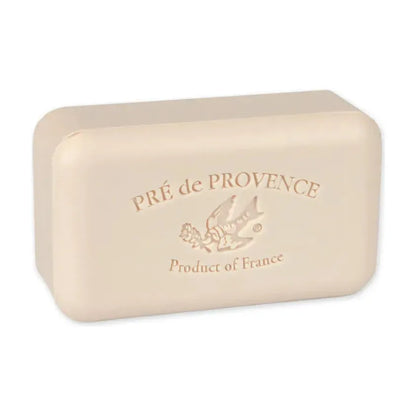 Pre De Provence coconut shea butter vegetable soap bar by Pasteur Pharmacy, enriched with nourishing coconut and shea butter.