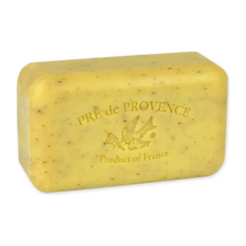 Pre de Provence lemongrass and shea butter vegetable bar soap by Pasteur Pharmacy, 150g, with fresh lemongrass and creamy soap texture