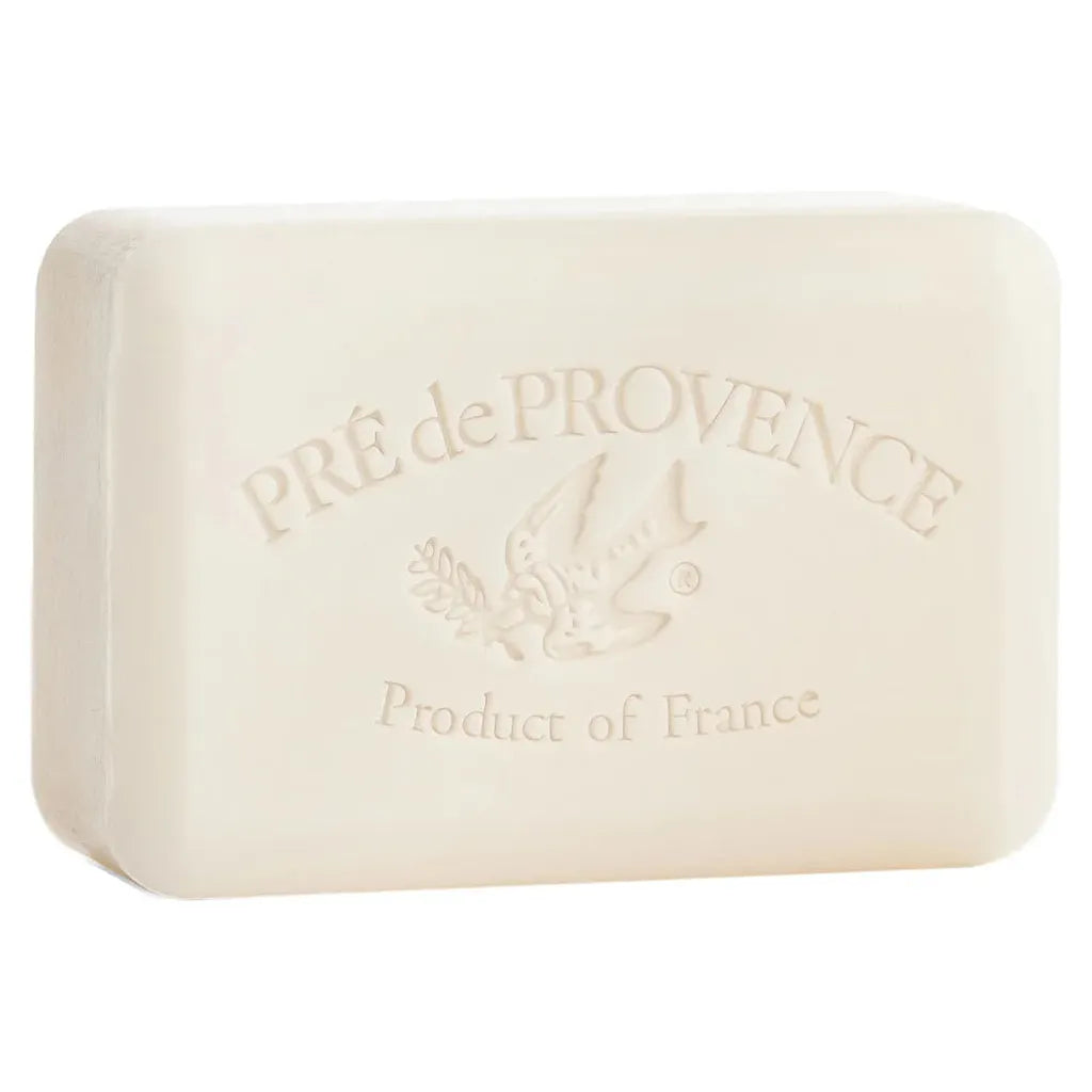 Pasteur Pharmacy Pre De Provence Milk Shea Butter travel size bar soap, 25g, enriched with nourishing shea butter.