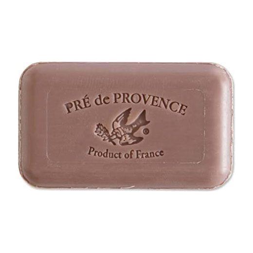 Bar soap by Pasteur Pharmacy, enriched with vanilla, cognac, and shea butter, featuring a creamy vegetable soap texture.