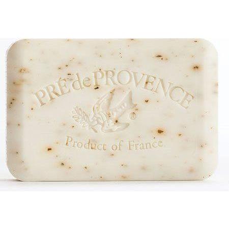 White Gardenia Shea Butter Vegetable Soap bar from Pre De Provence, enriched with shea butter, 250g, with floral gardenia scent.