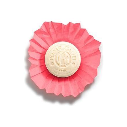 Roger & Gallet Gingembre Rouge Wellbeing Bar Soaps, box of 3, 3.5 oz each, featuring ginger scent and natural ingredients.