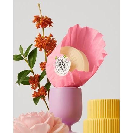 Roger & Gallet Rose Wellbeing soap bars, 3-pack of 3.5 oz each, natural floral scent in elegant packaging