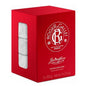 Three Roger & Gallet Jean Marie Farina perfumed bar soaps, 100g each, in a natural soap cake form.