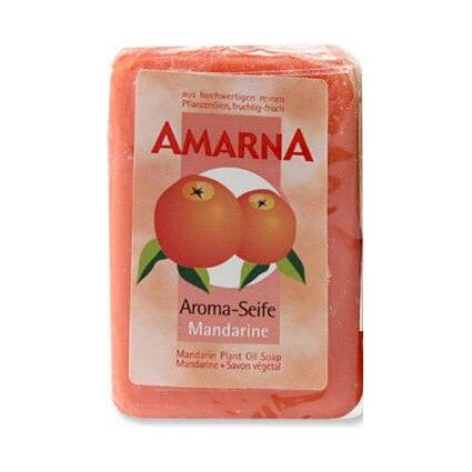 Speick Amarna Mandarine Bar Soap by Pasteur Pharmacy, 100g, with fresh mandarine scent, shown in a clean soap bar.