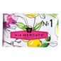 Bar soap by Pasteur Pharmacy with bergamot, patchouli, and rosewood, 7oz, featuring natural ingredients and elegant packaging.