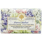 Bar soap from Pasteur Pharmacy with Wavetree and London Flower Market scent, featuring floral and herbal design on the packaging.