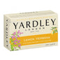 Yardley London Lemon Verbena bath bar soap, purifying and refreshing 4 oz bar with lemon verbena scent and natural ingredients