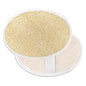Touch Me Loofah Terry Pad, 5x7 inch bath accessory by Pasteur Pharmacy, soft textured exfoliating bath sponge.