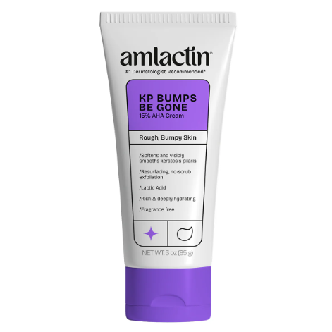 Pasteur Pharmacy AmLactin KB Bumps Be Gone 15% Lactic Acid AHA 3 oz bath and body product for skin exfoliation and smoothing.