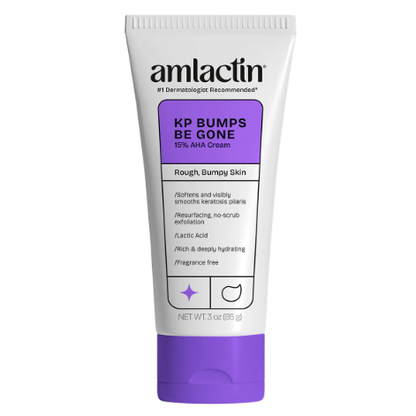 Pasteur Pharmacy AmLactin KB Bumps Be Gone 15% Lactic Acid AHA 3 oz bath and body product for skin exfoliation and smoothing.