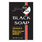 Black and white skincare soap by Pasteur Pharmacy, 6.10 oz, in a bar for bath and body use.