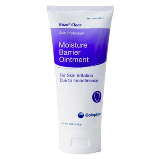 Coloplast Sween Baza Clear Moisture Barrier Ointment in a 5 oz jar, used for skin protection and barrier in bath and body care.
