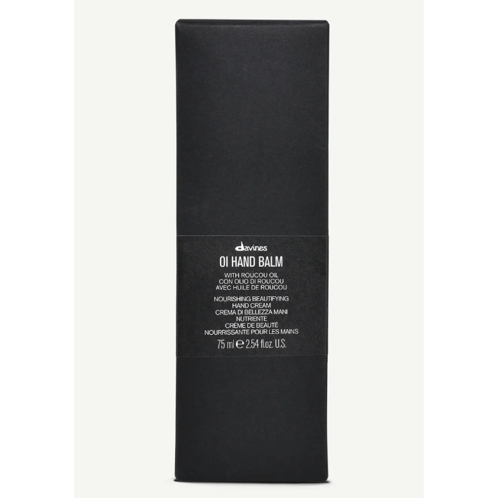 Davines Oi Hand Balm in 2.54 oz tube, a nourishing bath and body moisturizer with natural ingredients for soft, hydrated hands.