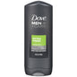 Dove Men+Care Extra Fresh Body and Face Wash in 13.5 oz bottle, designed for cleansing and refreshment.