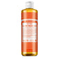 Dr. Bronner's Hemp Tea Tree Castile Liquid Soap in a 16 fl oz bottle, suitable for bath and body use, with a natural soap appearance.