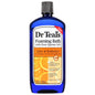 Dr Teal's Glow Radiance Foaming Bath with Epsom Salt in a 34 fl oz bottle, featuring a clear pump dispenser and white label.