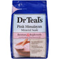 Dr Teal's Pink Himalayan Mineral Soak in 3 lb bag, pink Himalayan salts for restoring and replenishing skin during bath.