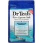 Dr Teal's Restorative Minerals Epsom Salt soaking solution in a white bottle for bath and body care.