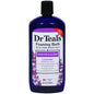 Dr Teal's Soothe & Sleep Lavender Foaming Bath with Epsom Salt in a 34 fl oz bottle, featuring lavender scent and relaxing bath foam.