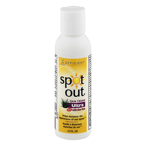 Spot Out Ultra with Aloe Vera Skin Cream by Pasteur Pharmacy, 3.5 oz, moisturizing bath and body cream for skin care.